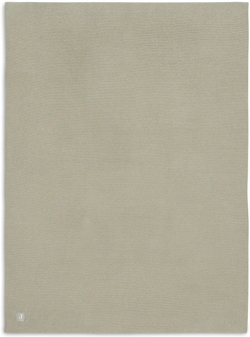 Paturа pentru copii Jollein Basic Knit 100x150 (Olive Green)