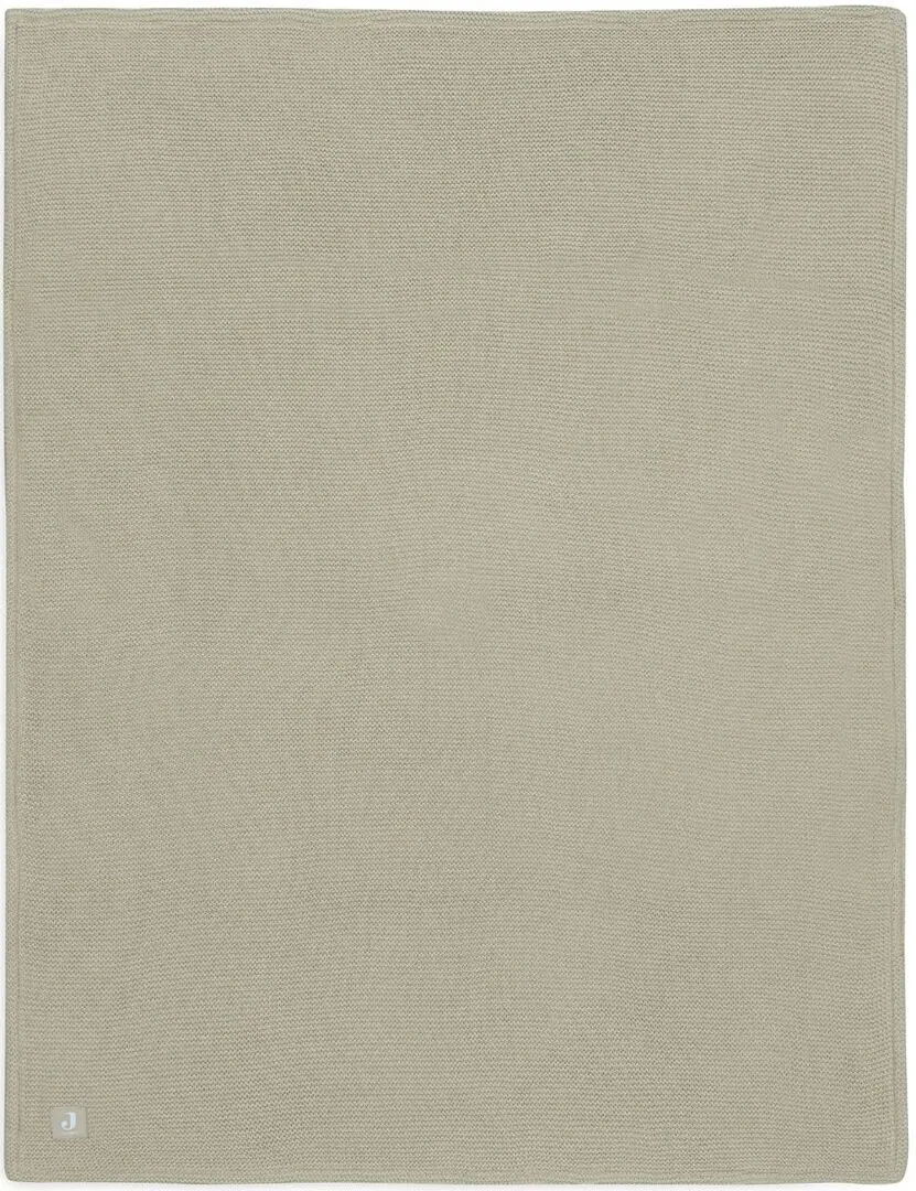 Плед детский Jollein Basic Knit 100x150 (Olive Green/Fleece)