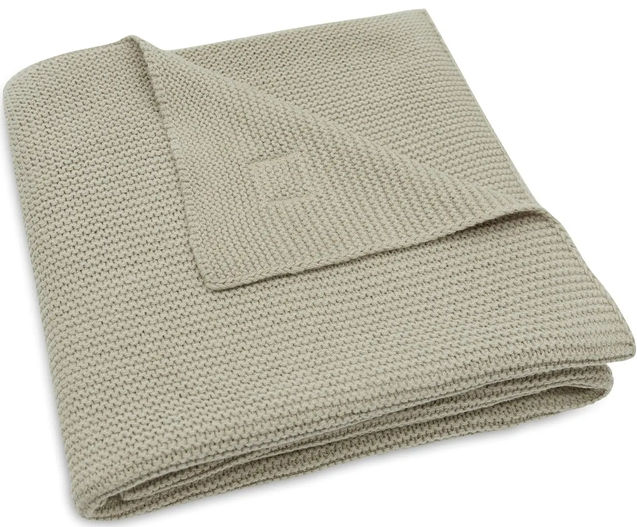 Paturа pentru copii Jollein Basic Knit 100x150 (Olive Green)
