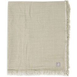 Paturа pentru copii Jollein Fringe 120x120 GOTS (Olive Green/Ivory) Thumb