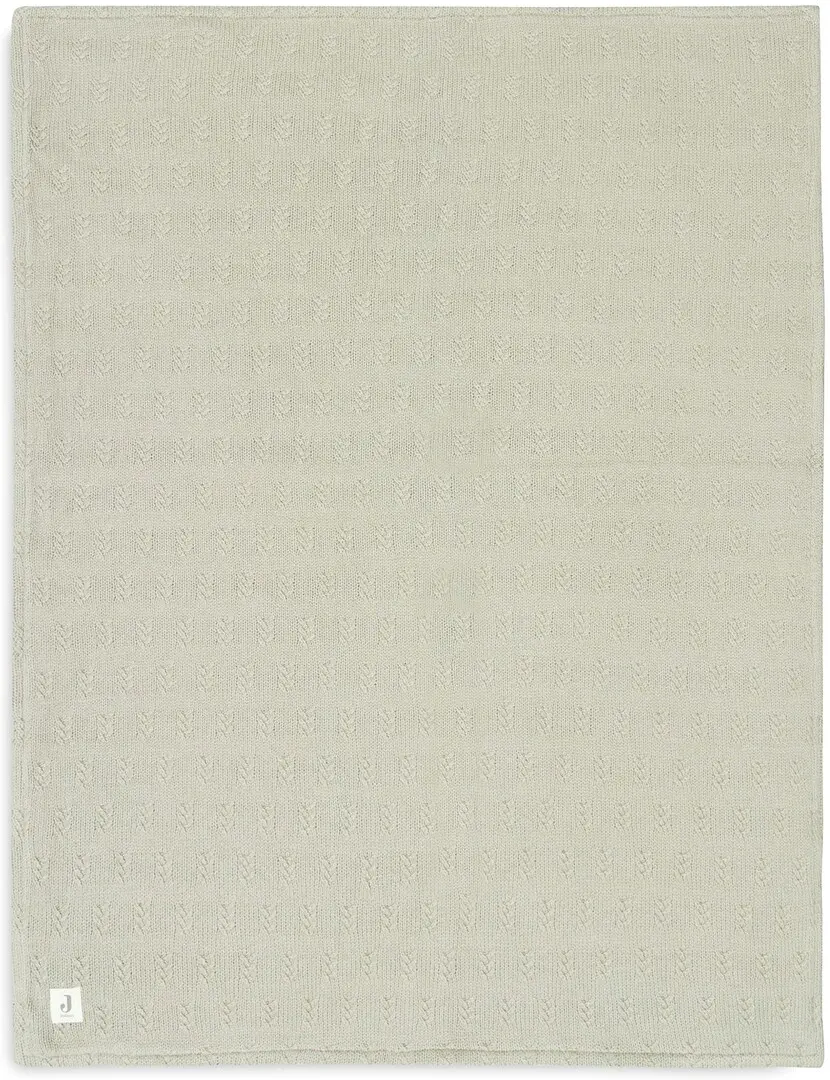 Плед детский Jollein Grain Knit 75x100 (Olive Green/Velvet)