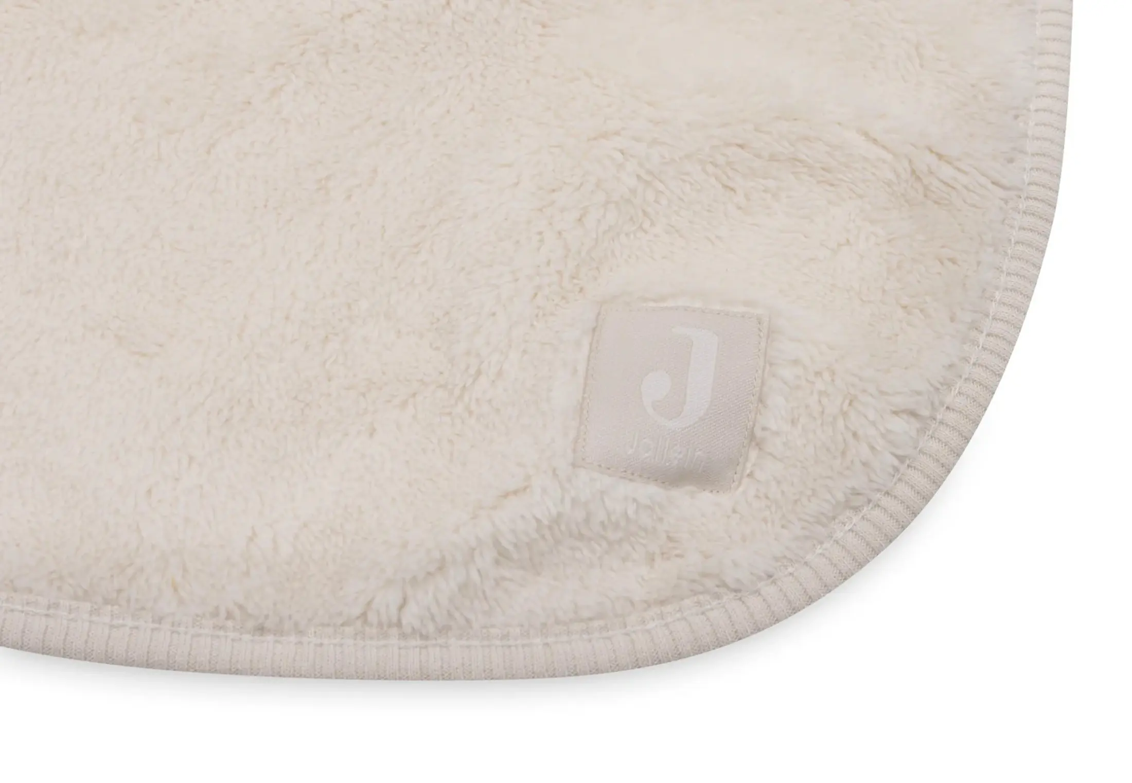 Плед Jollein Basic Jersey/Sherpa 100x150 (Oatmeal) - 4