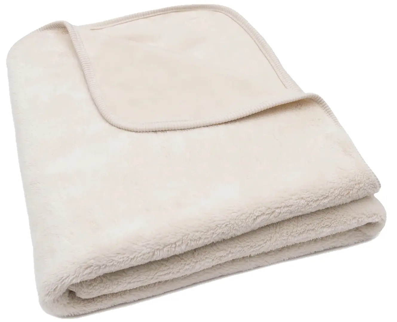 Плед Jollein Basic Jersey/Sherpa 100x150 (Oatmeal)