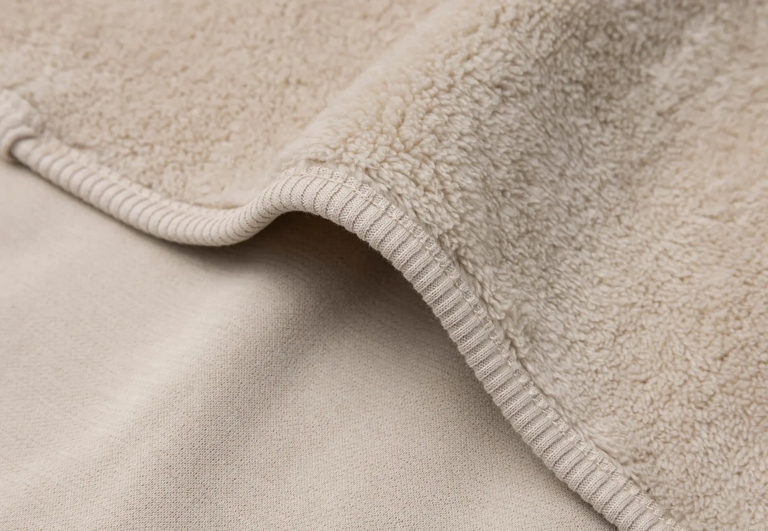 Patura Jollein Basic Jersey/Sherpa 75x100 (Warm Sand) - 4