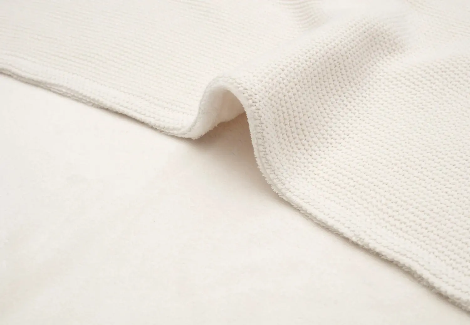 Patura Jollein Basic Knit 100x150 (Ivory) - 5