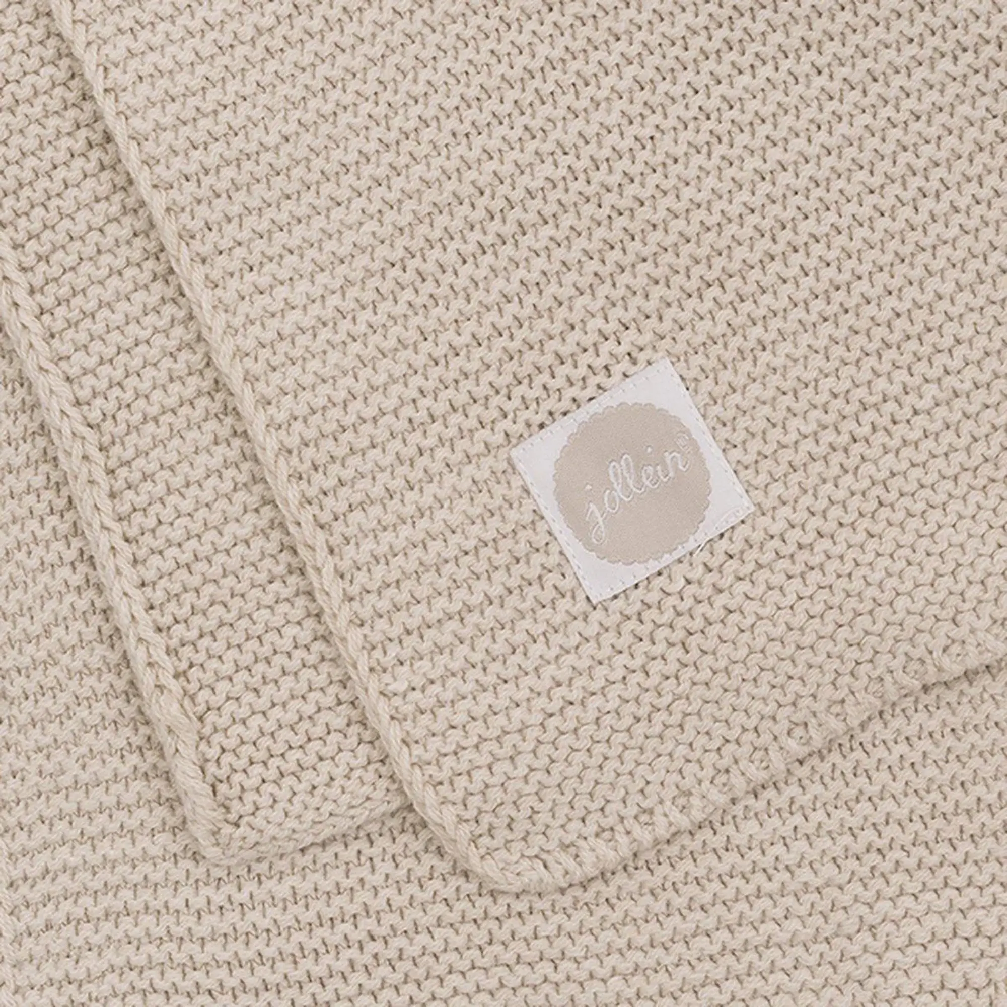 Плед Jollein Basic Knit 100x150 (Nougat) - 4