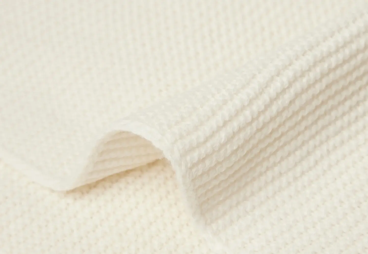 Patura Jollein Basic Knit 75x100 (Ivory) - 6