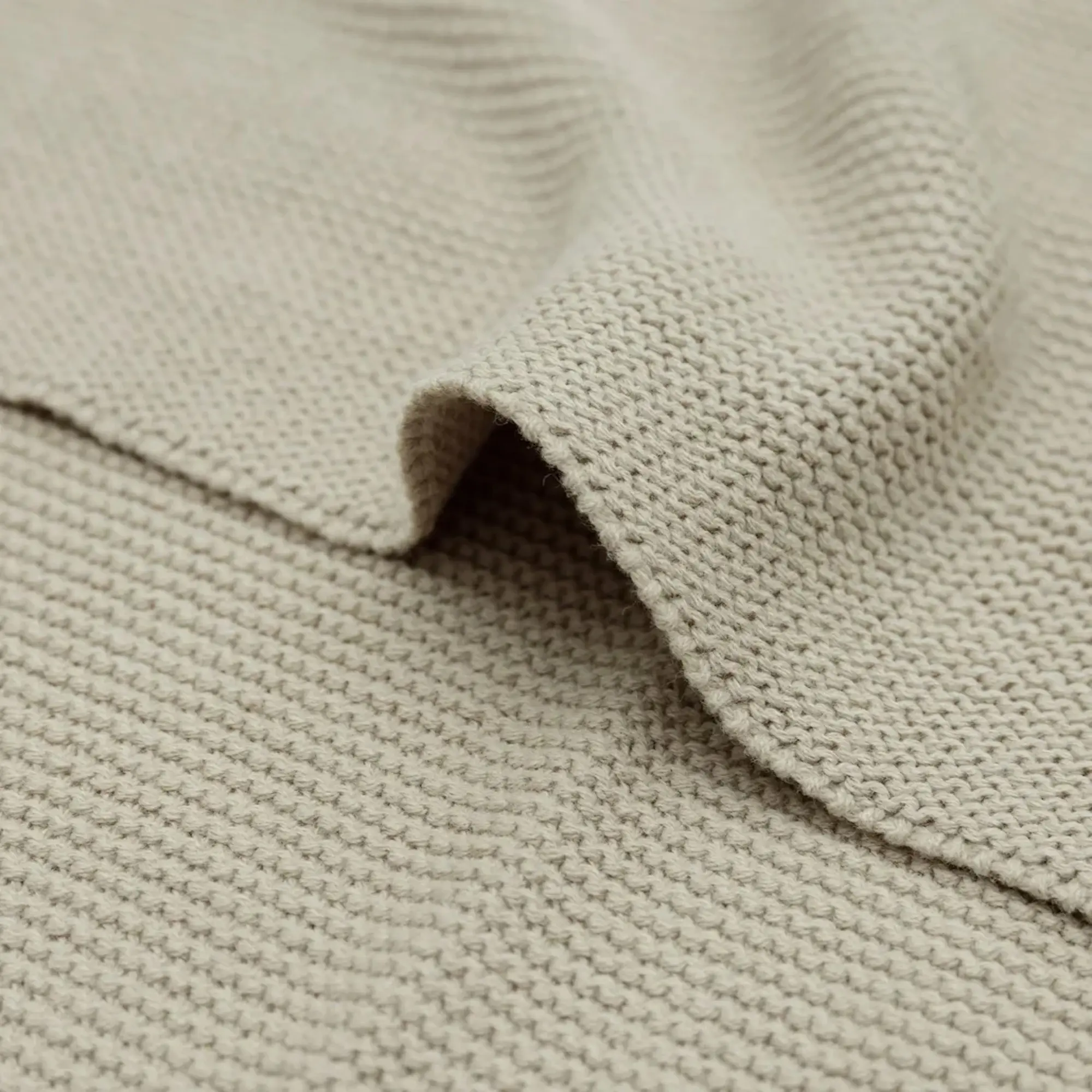 Patura Jollein Basic Knit 75x100 (Olive Green) - 3