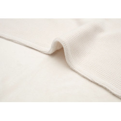 Patura Jollein Basic Knit Coral Fleece 75x100 (Ivory) Thumb