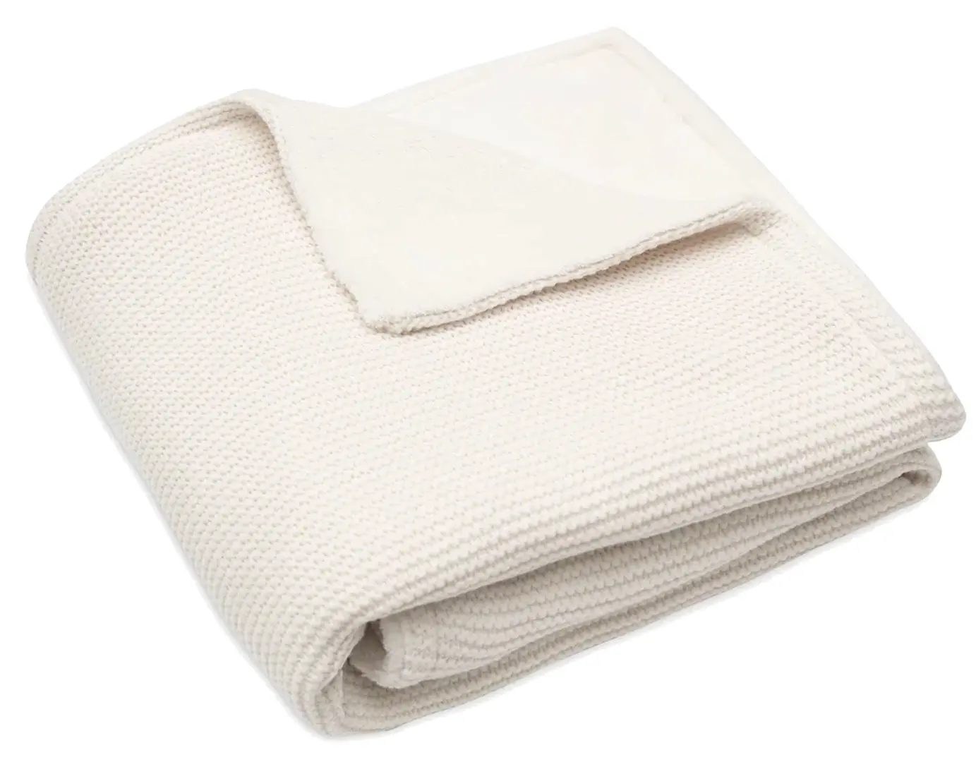 Patura Jollein Basic Knit Coral Fleece 75x100 (Ivory)