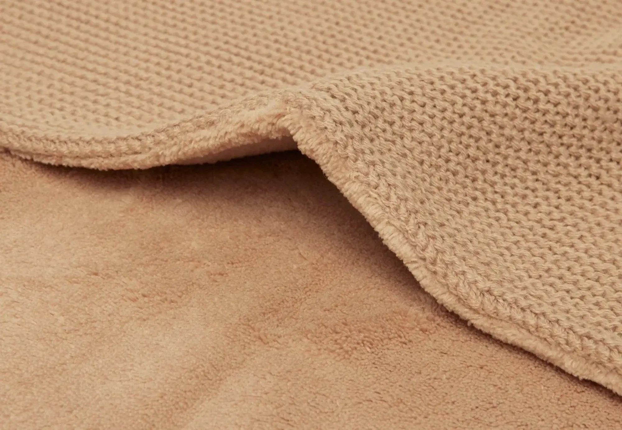 Плед Jollein Basic Knit Fleece 75x100 (Biscuit) - 2