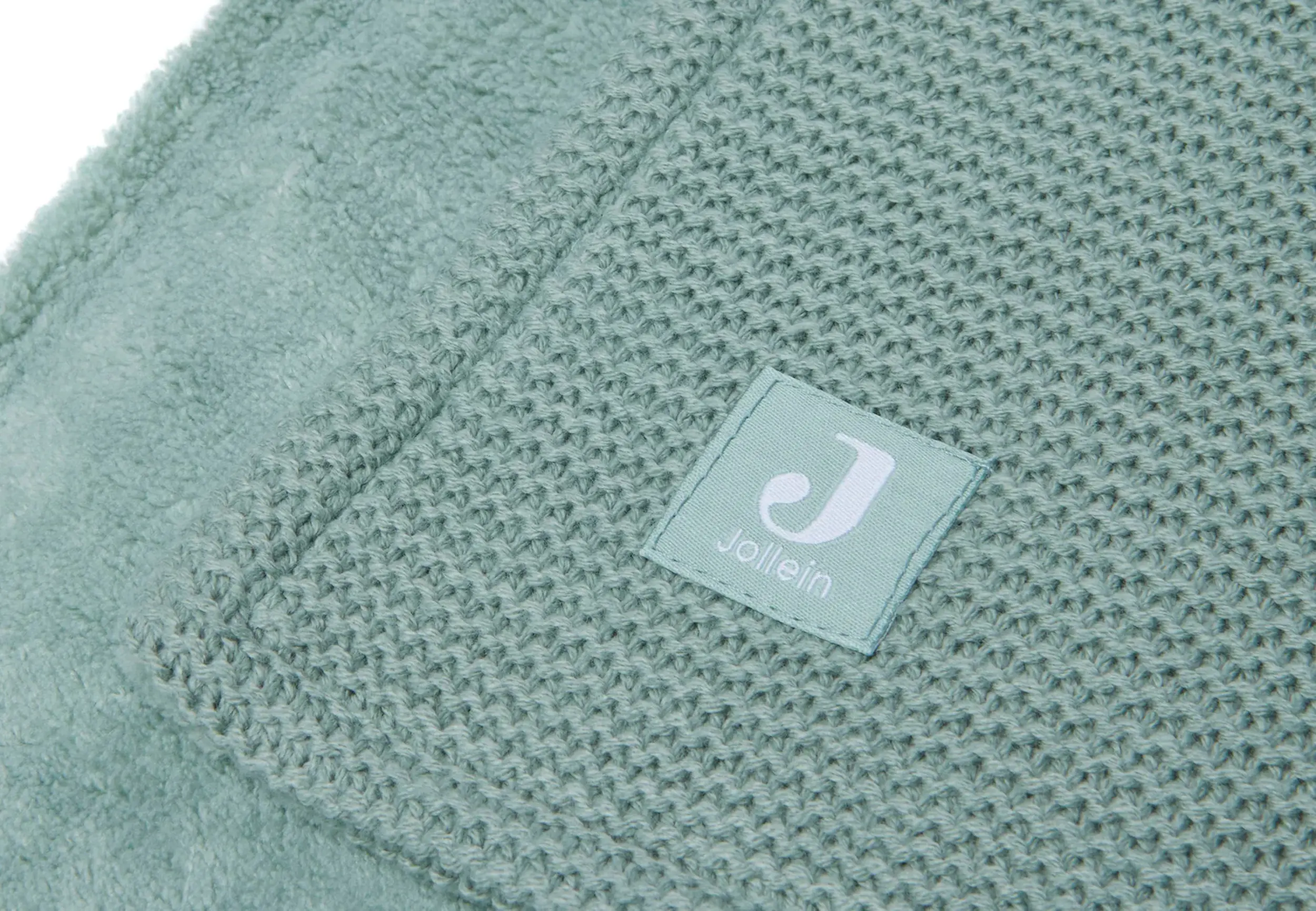 Patura Jollein Basic Knit Fleece 75x100 (Forest Green) - 3