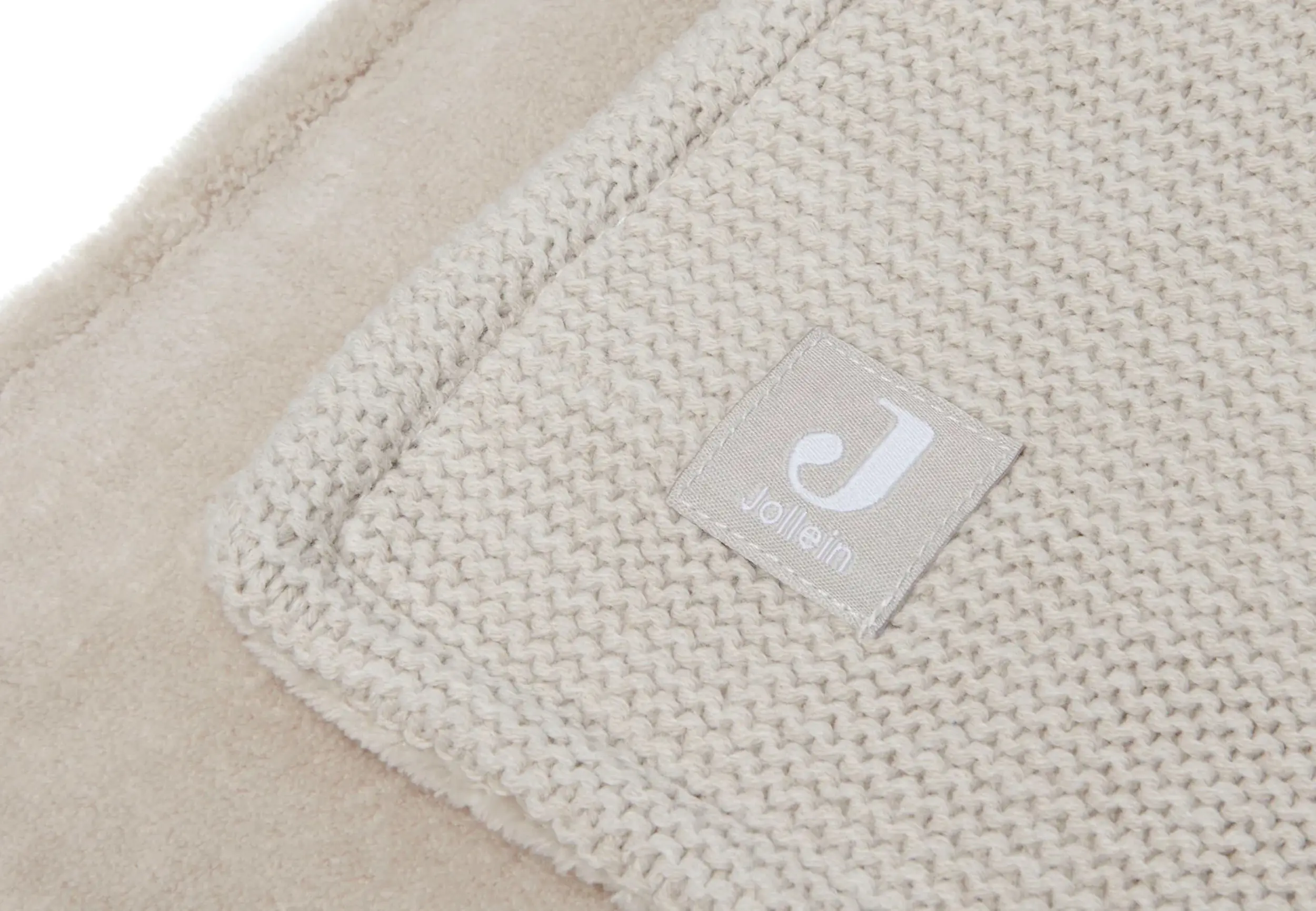 Patura Jollein Basic Knit Fleece 75x100 (Nougat) - 3
