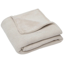 Patura Jollein Basic Knit Fleece 75x100 (Nougat)