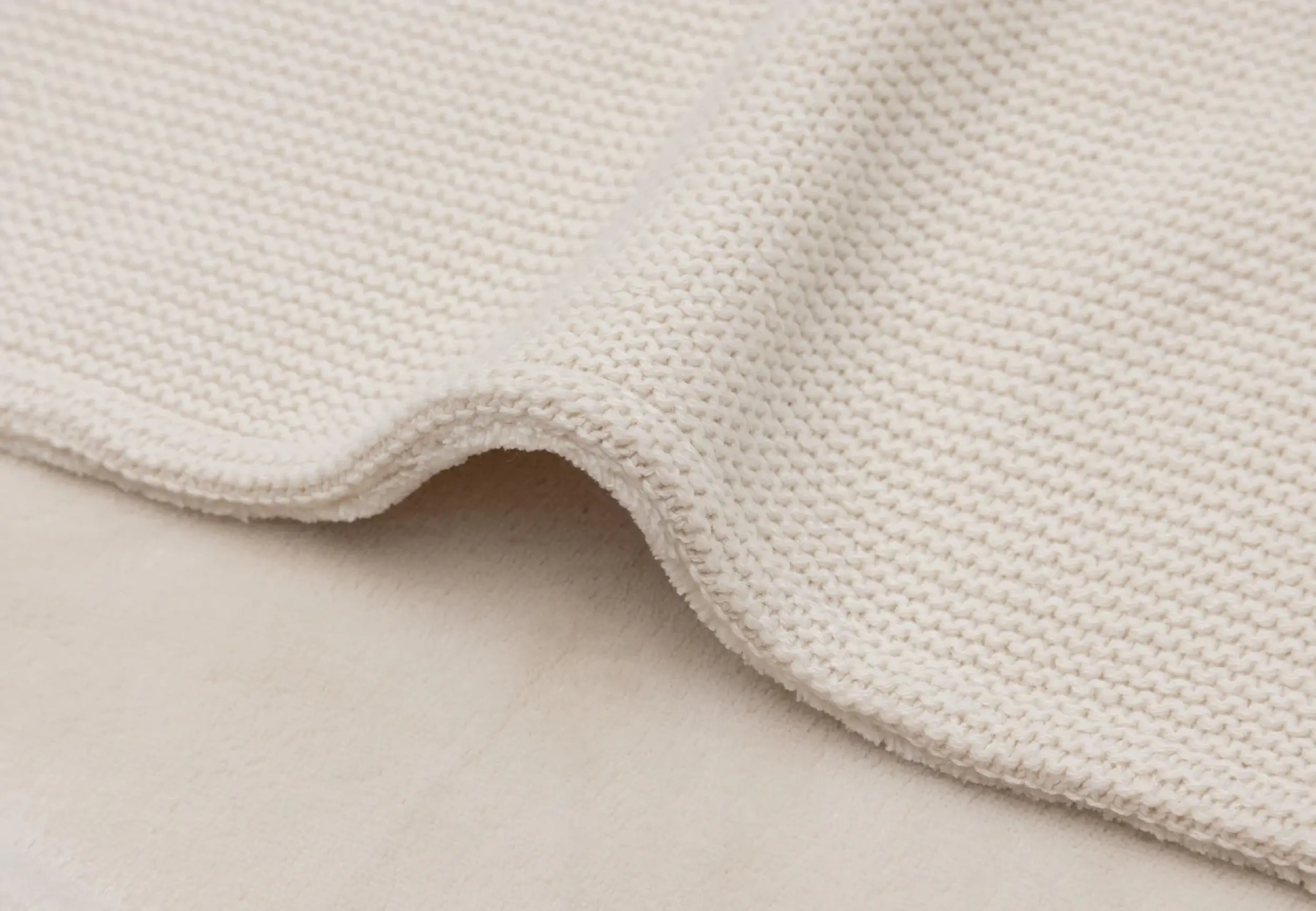 Patura Jollein Basic Knit Velvet 100x150 (Oatmeal) - 4
