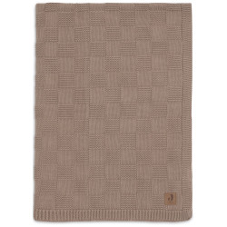 Плед Jollein Box Knit Gots 100x150 (Milky Coffee) Thumb