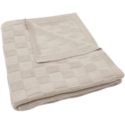 Плед Jollein Box Knit Gots 100x150 (Warm Sand)