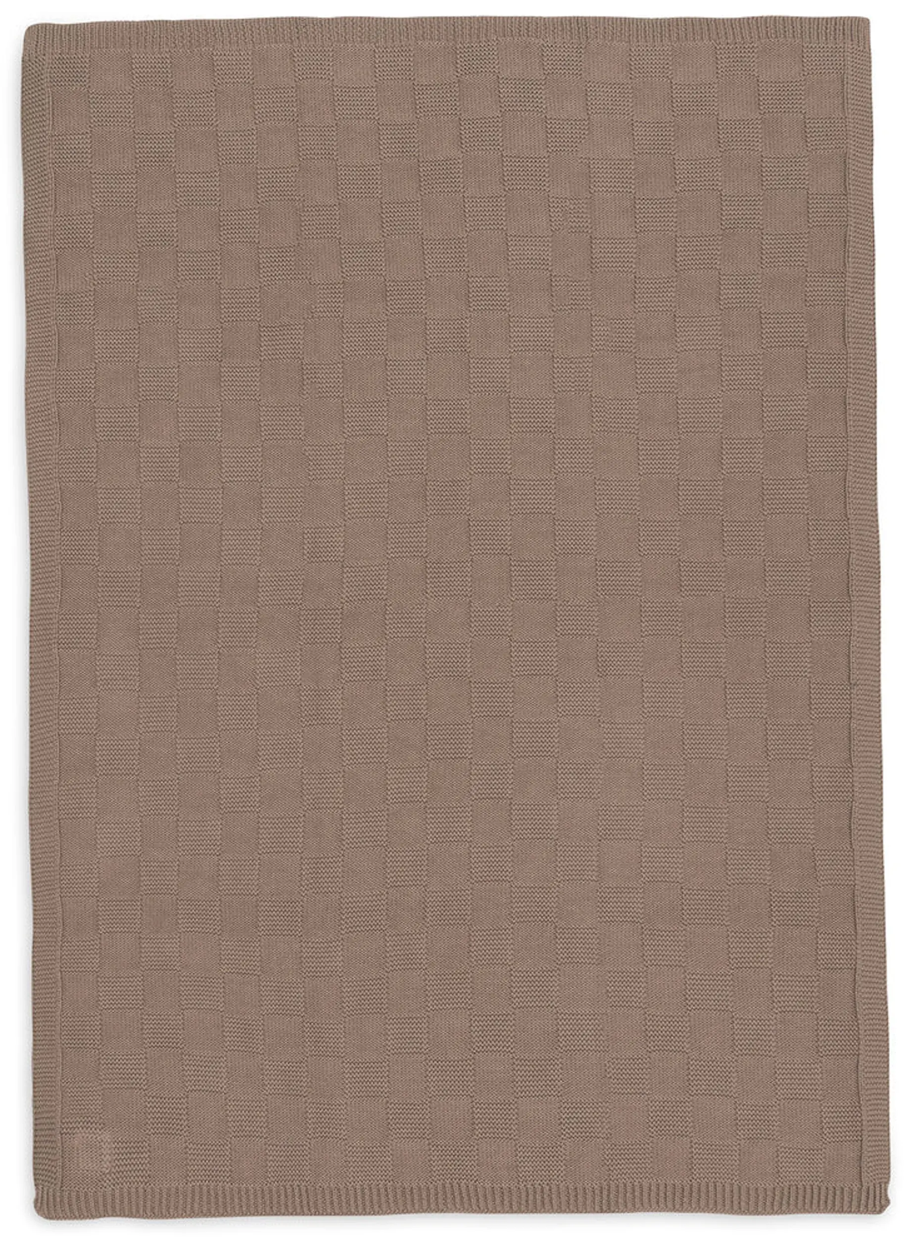 Плед Jollein Box Knit Gots 75x100 (Milky Coffee) - 3
