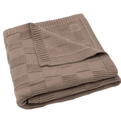 Плед Jollein Box Knit Gots 75x100 (Milky Coffee)