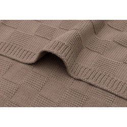 Плед Jollein Box Knit Gots 75x100 (Milky Coffee) Thumb