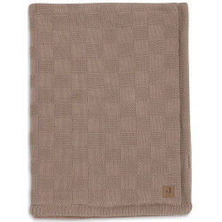 Плед Jollein Box Knit Velvet Gots 100x150 (Milky Coffee) Thumb
