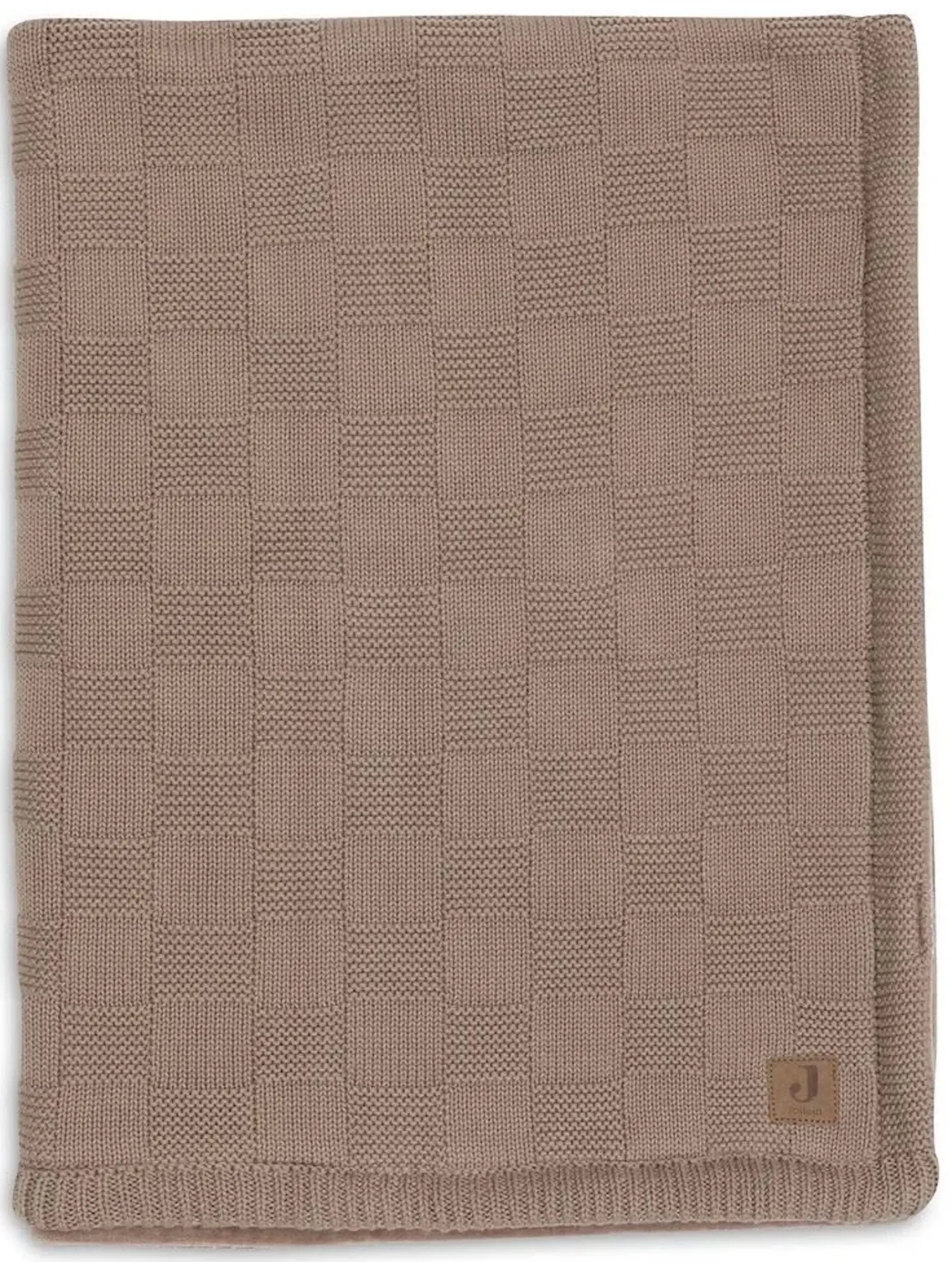 Плед Jollein Box Knit Velvet Gots 100x150 (Milky Coffee) - 2