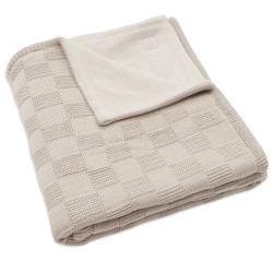Patura Jollein Box Knit Velvet Gots 100x150 (Warm Sand)