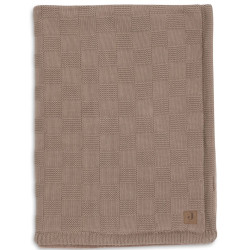 Плед Jollein Box Knit Velvet Gots 75x100 (Milky Coffee) Thumb