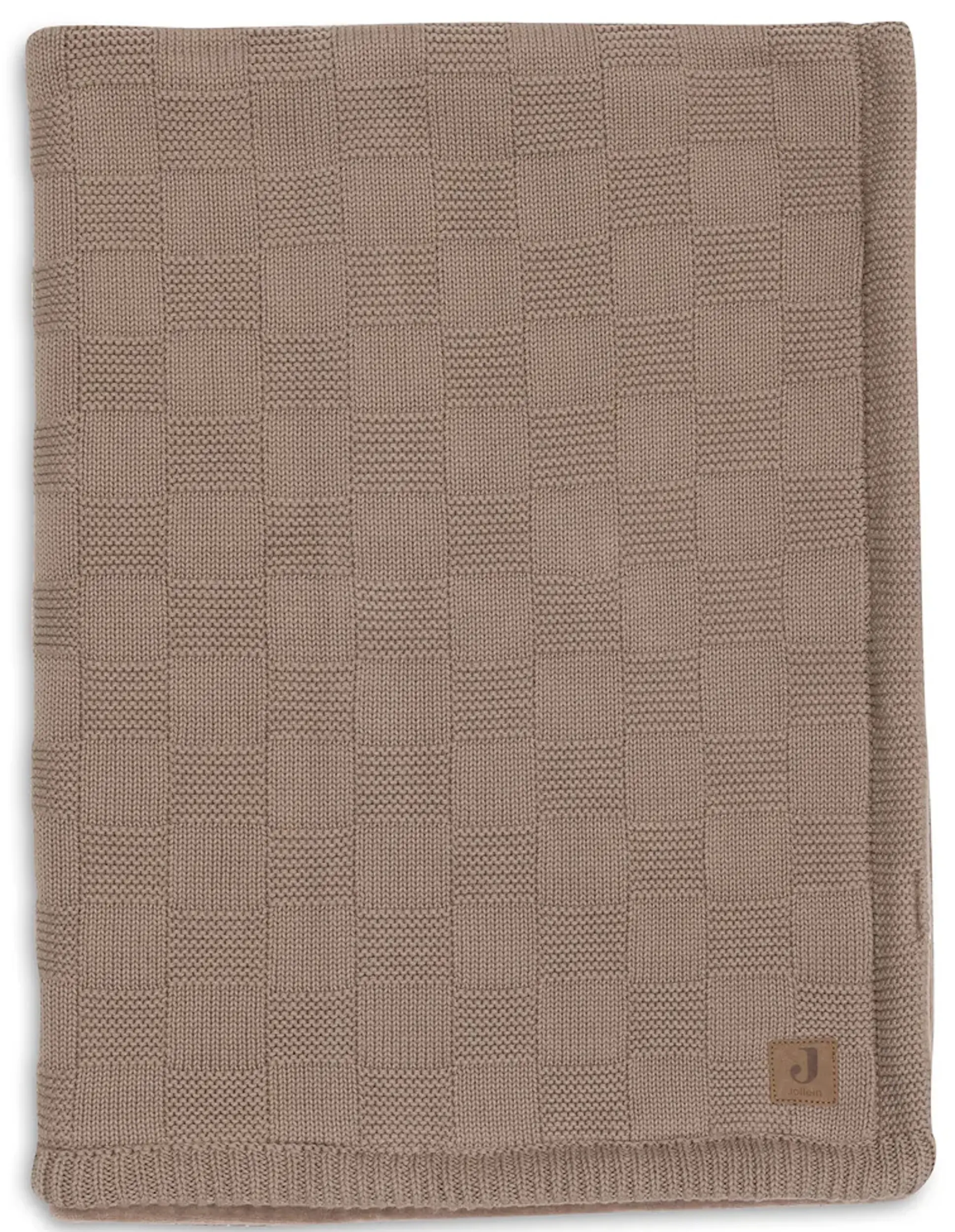 Плед Jollein Box Knit Velvet Gots 75x100 (Milky Coffee) - 2