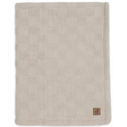 Patura Jollein Box Knit Velvet Gots 75x100 (Warm Sand) Thumb
