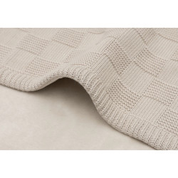 Patura Jollein Box Knit Velvet Gots 75x100 (Warm Sand) Thumb