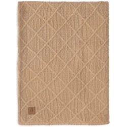 Плед Jollein Check Knit 100x150 (Biscuit) Thumb