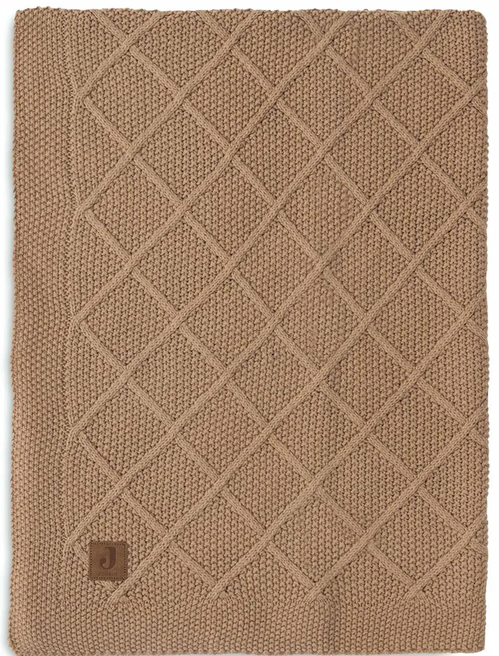 Patura Jollein Check Knit 100x150 (Biscuit) - 2