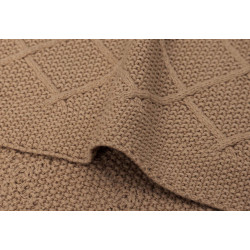 Плед Jollein Check Knit 75x100 (Biscuit) Thumb