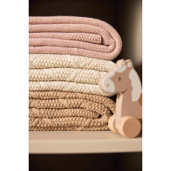 Patura Jollein Check Knit 75x100 (Biscuit) Thumb