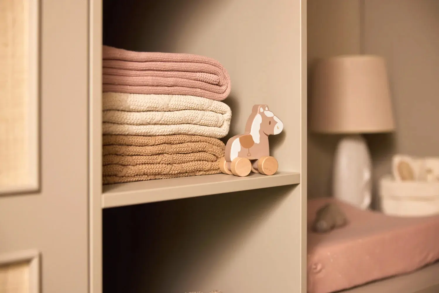 Patura Jollein Check Knit 75x100 (Biscuit) - 8