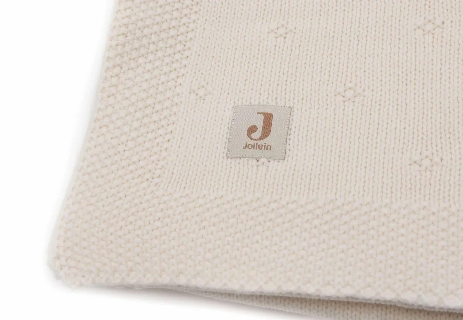 Patura Jollein Cosy Knit 100x150 (Ivory) - 4
