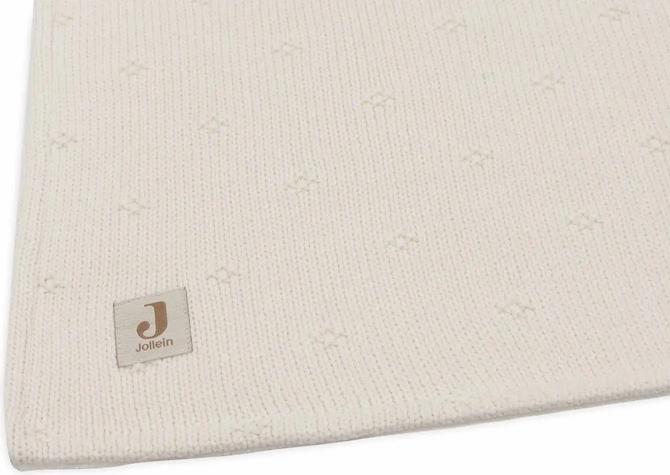Плед Jollein Cosy Knit 100x150 (Ivory) - 4