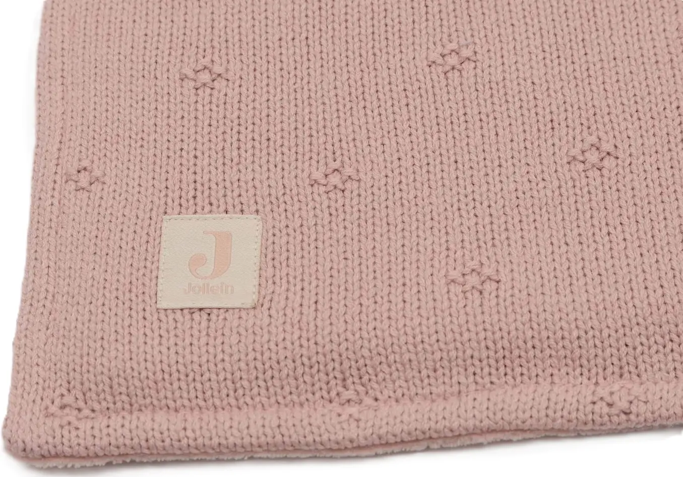 Плед Jollein Cosy Knit 100x150 (Wild Rose) - 4