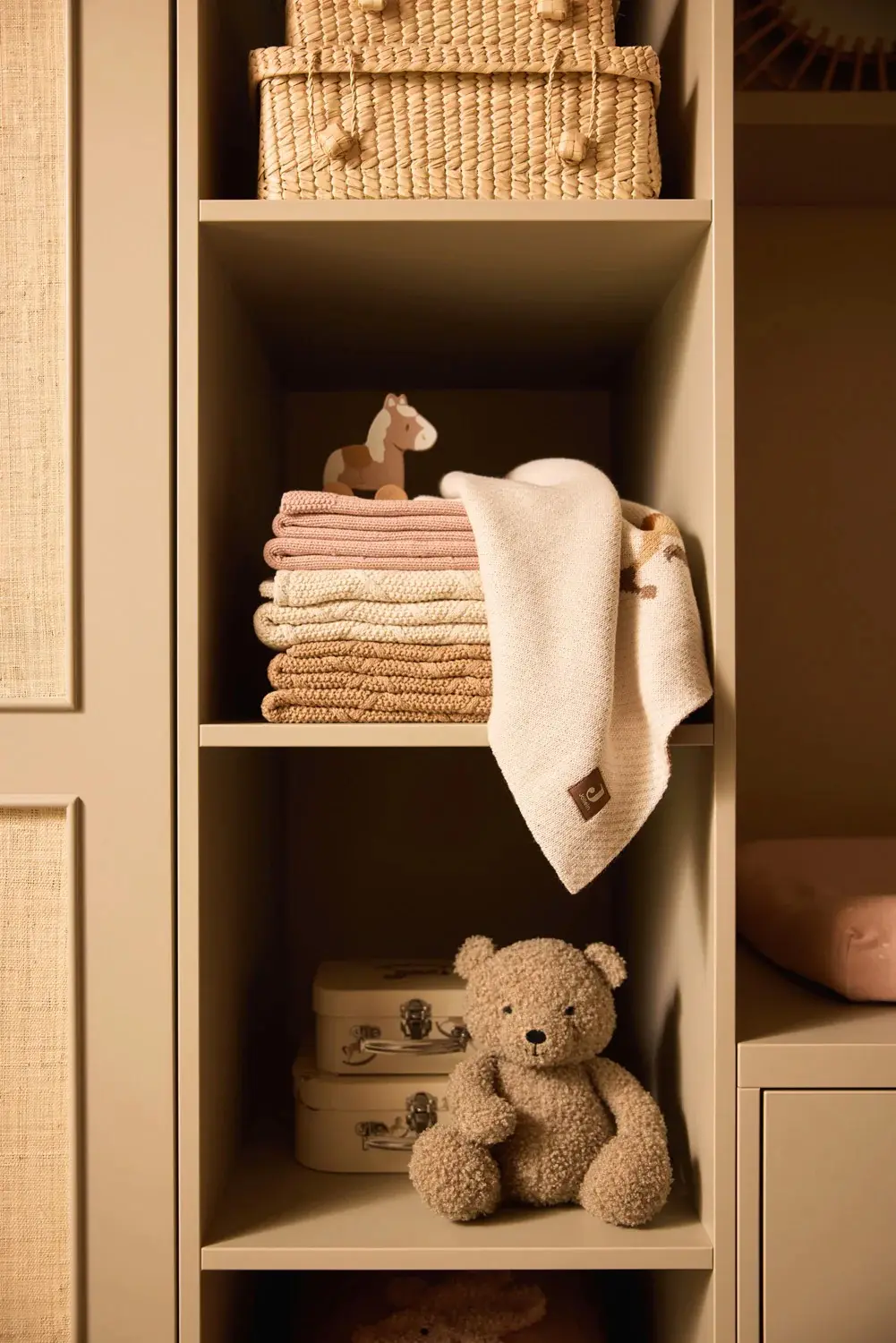 Плед Jollein Cosy Knit 100x150 (Wild Rose) - 8