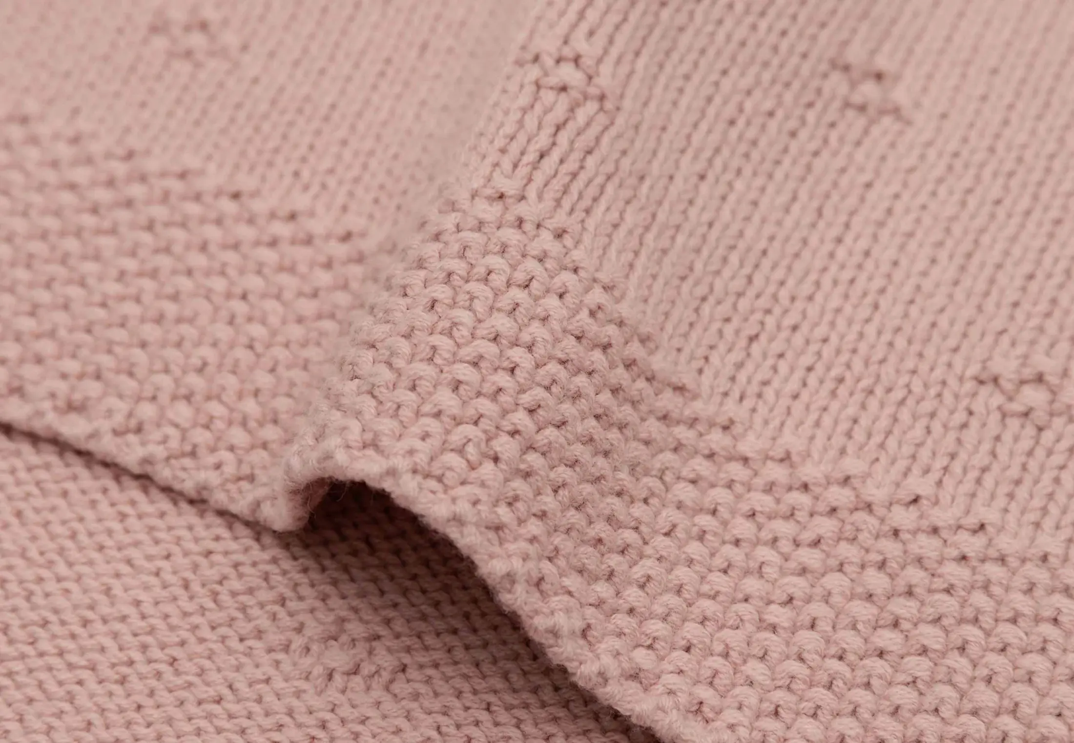 Patura Jollein Cosy Knit 75x100 (Wild Rose) - 5