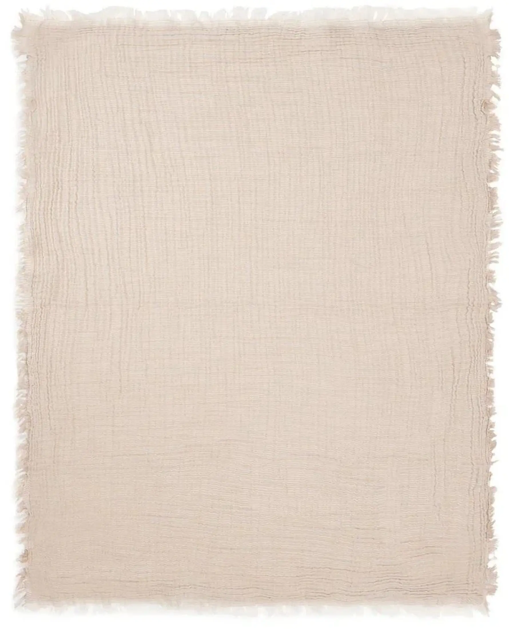 Плед Jollein Fringe Stripe Gots 75x100 (Biscuit) - 2