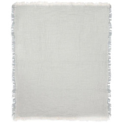 Плед Jollein Fringe Stripe Gots 75x100 (Sea Green) Thumb