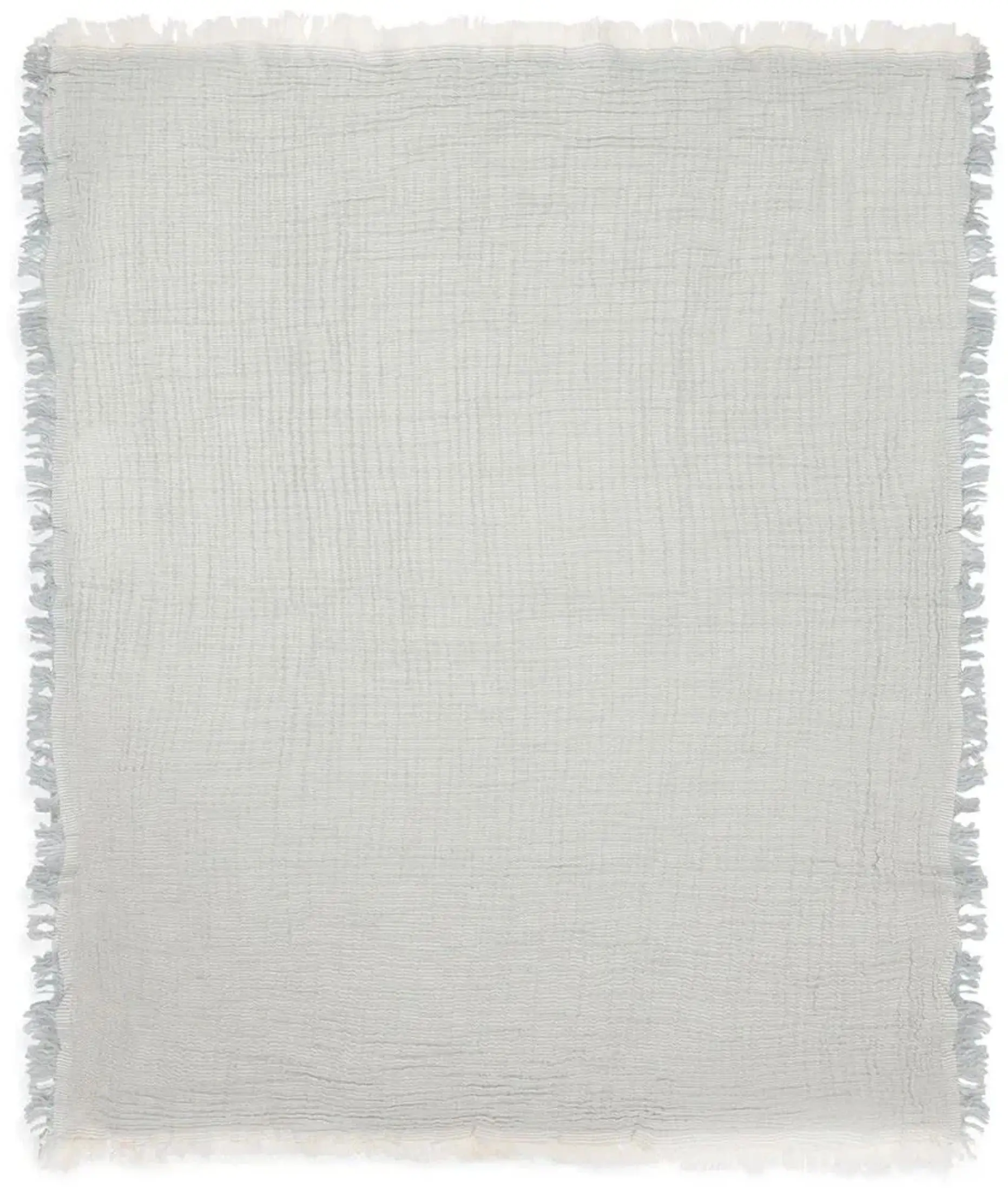 Плед Jollein Fringe Stripe Gots 75x100 (Sea Green) - 2