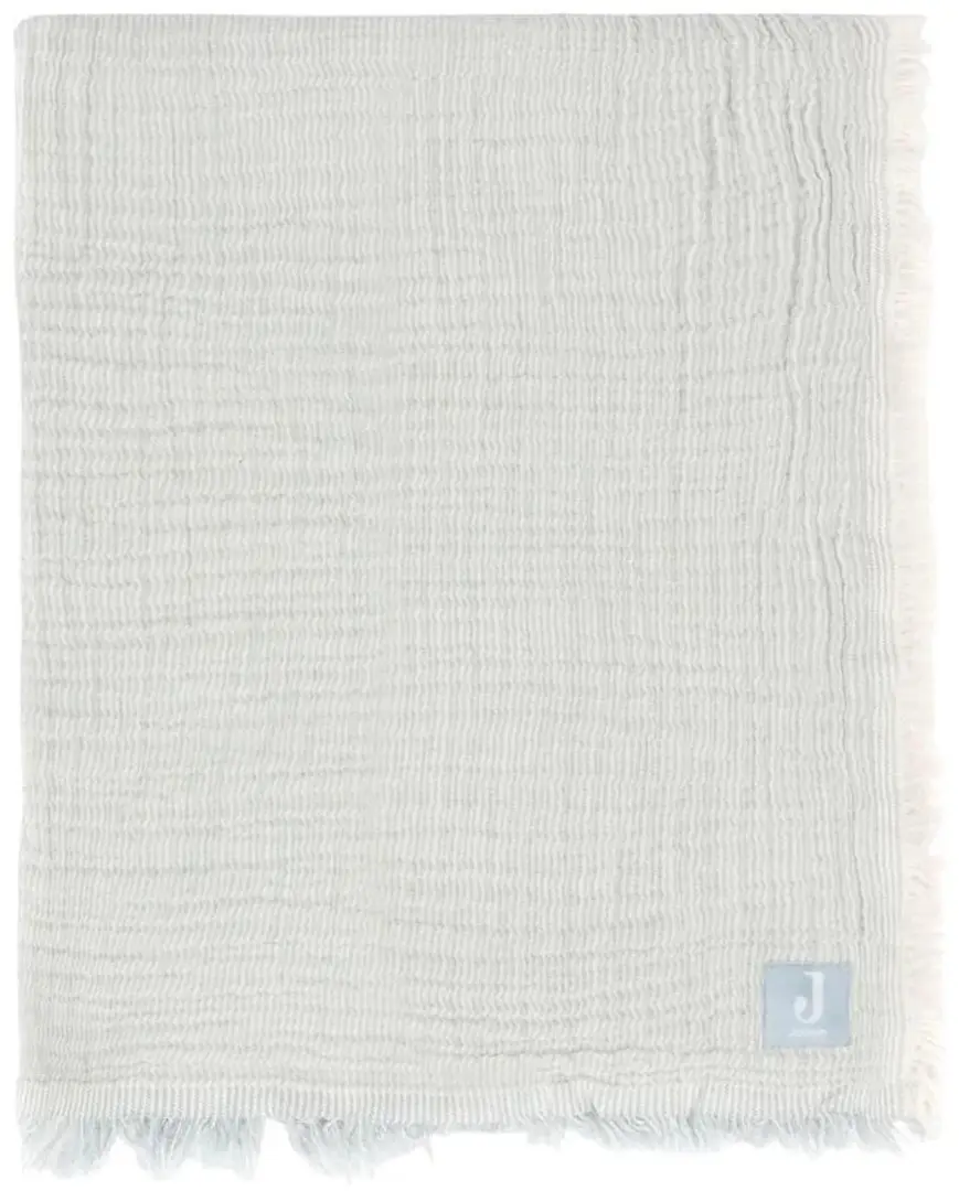 Плед Jollein Fringe Stripe Gots 75x100 (Sea Green)