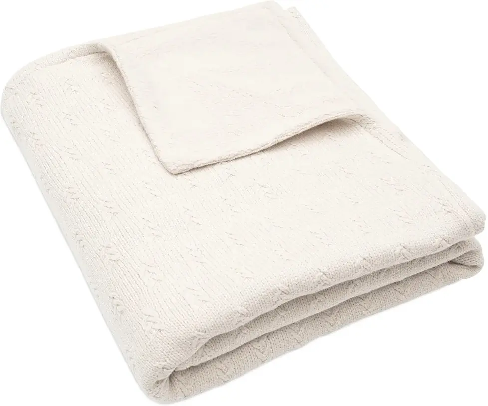 Patura Jollein Grain Knit 100x150 (Oatmeal)