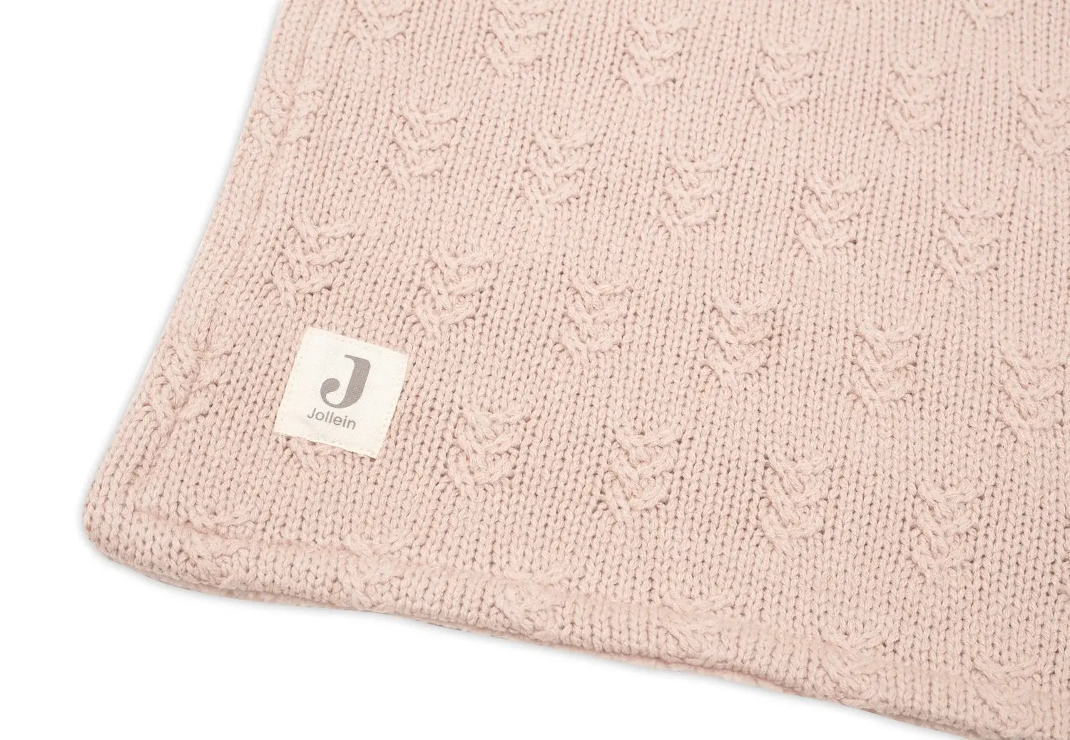 Плед Jollein Grain Knit 100x150 (Wild Rose) - 5