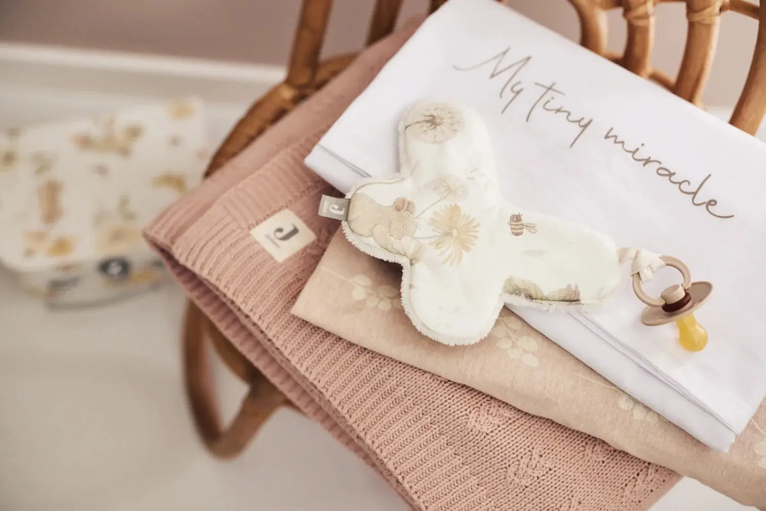 Плед Jollein Grain Knit 100x150 (Wild Rose) - 7