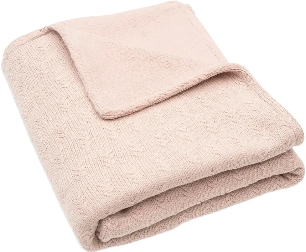 Плед Jollein Grain Knit 100x150 (Wild Rose)