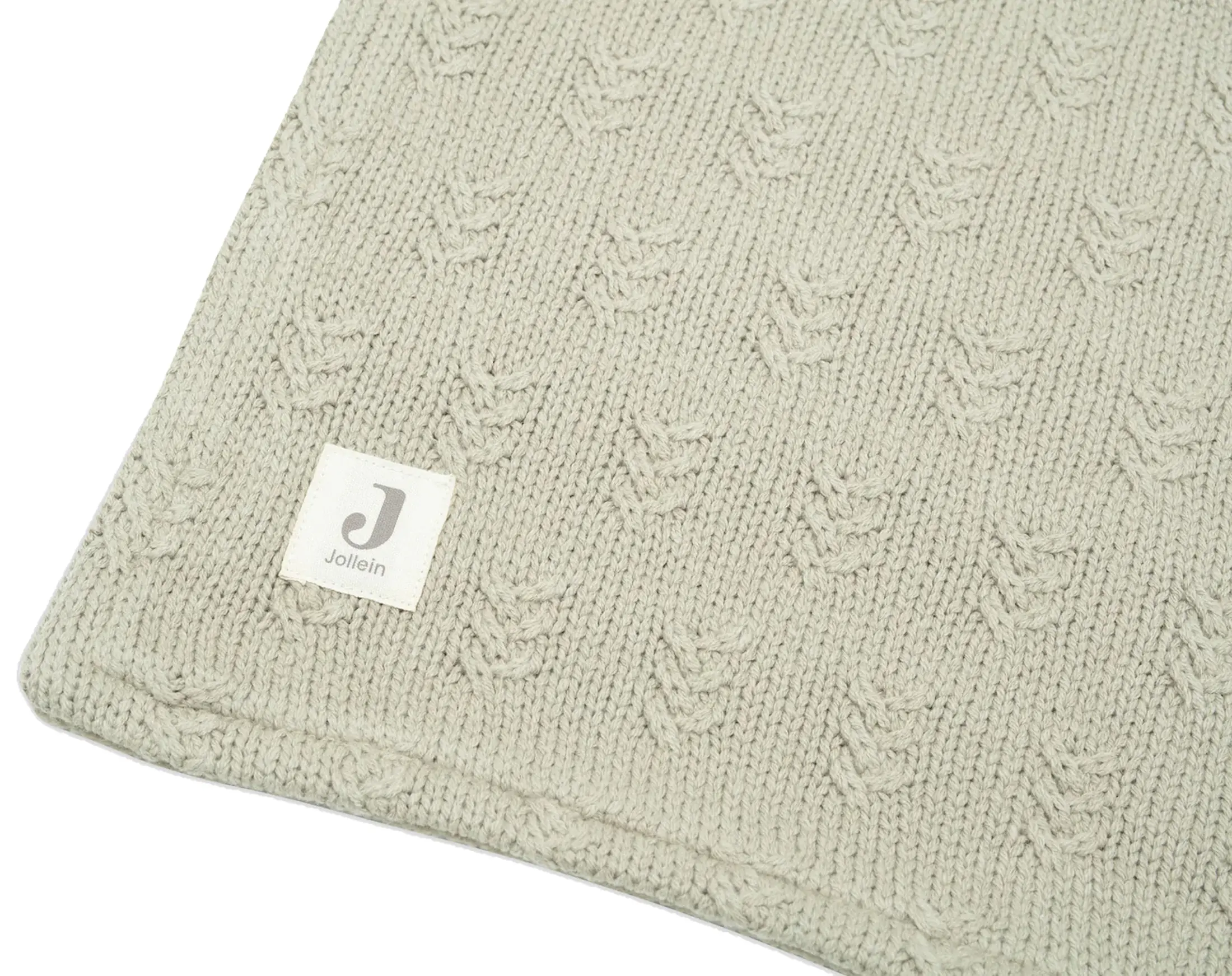 Patura Jollein Grain Knit Velvet 100x150 (Olive Green) - 3